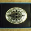 Nocona Gold/Silver Tone Aztec Belt Buckle