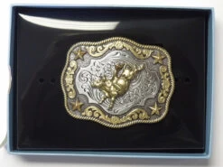 Nocona Kid's Fancy Bull Rider Belt Buckle