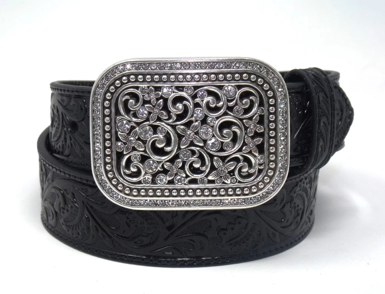 Ariat Women's Rhinestone Filagree Western Belt - Image 2