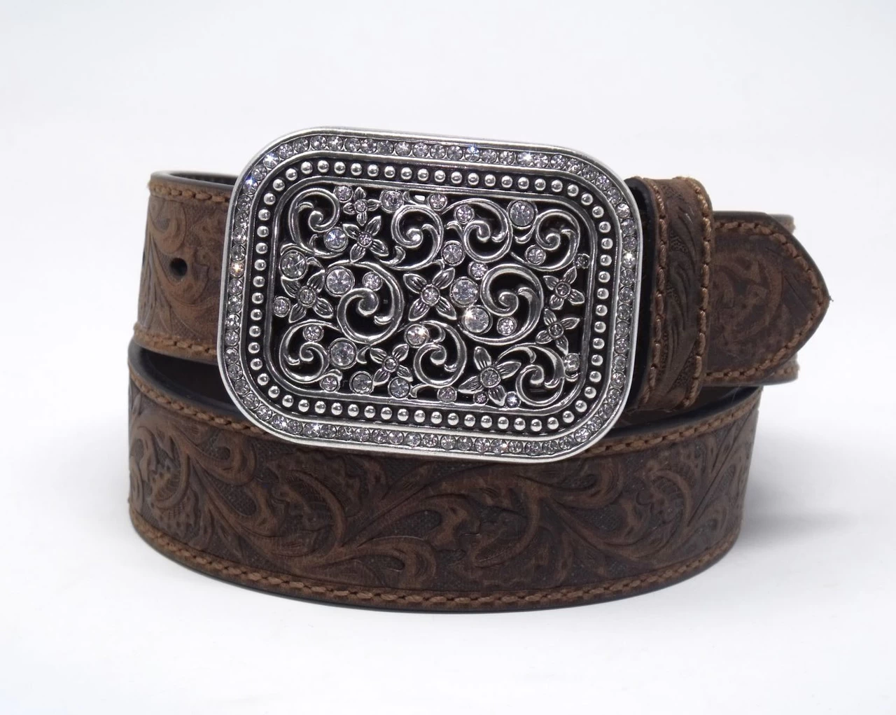 Ariat Women's Rhinestone Filagree Western Belt