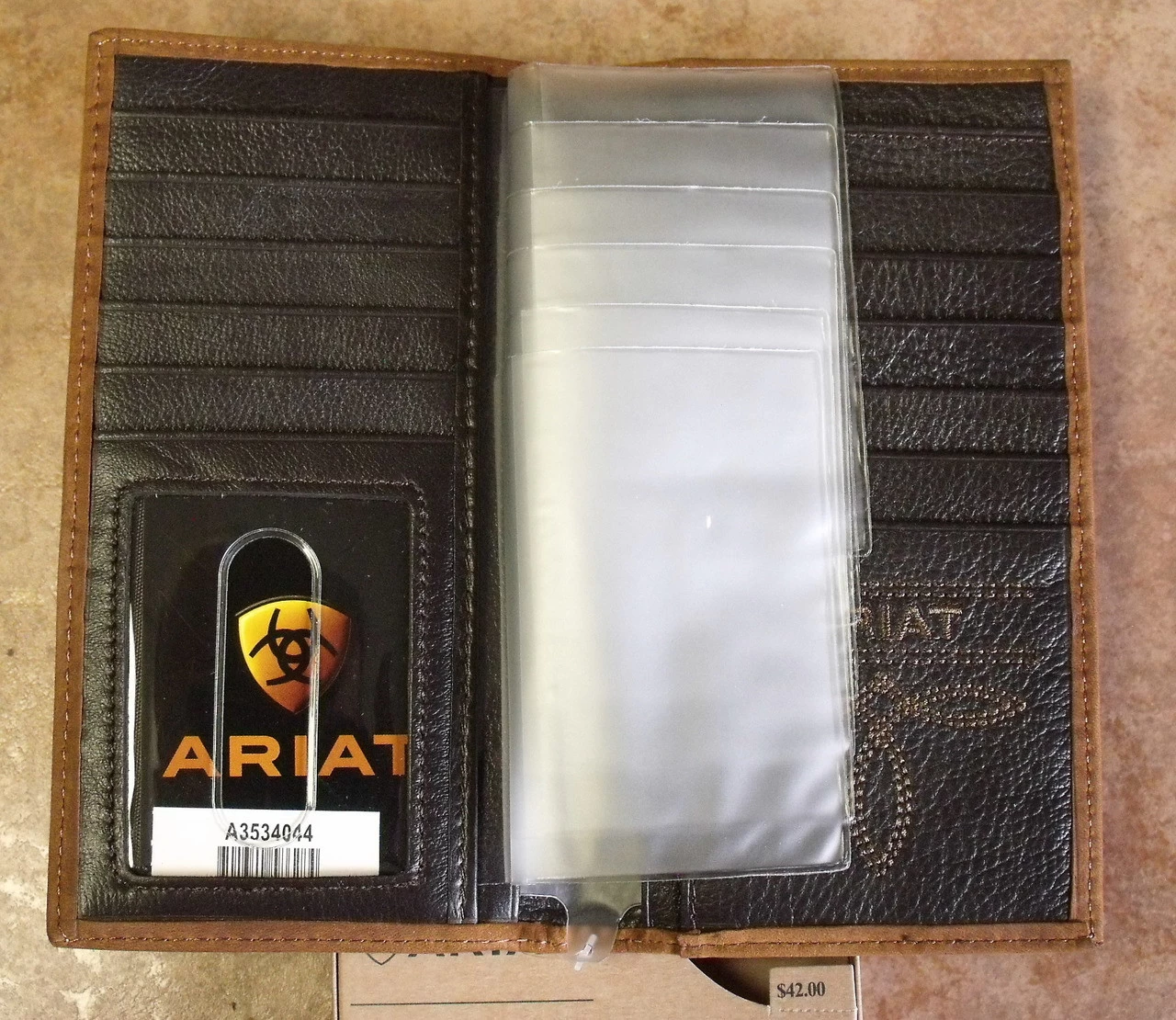 Ariat Aztec Rodeo Wallet/Checkbook Cover - Image 2