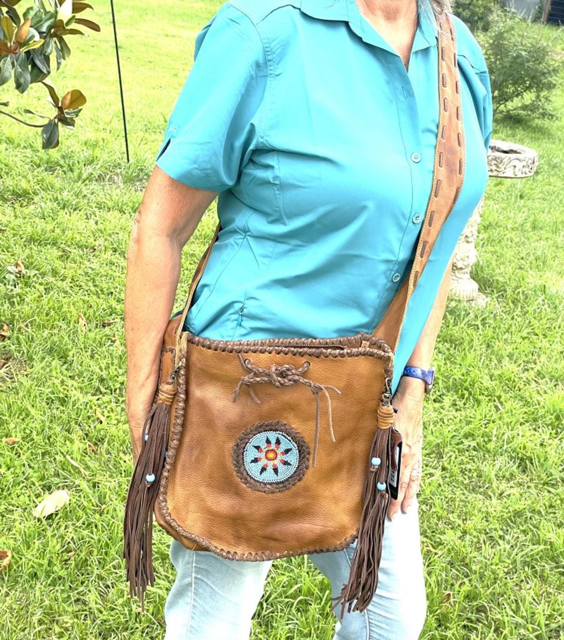 American Darling Full Grain Leather Hobo Bag - Image 2