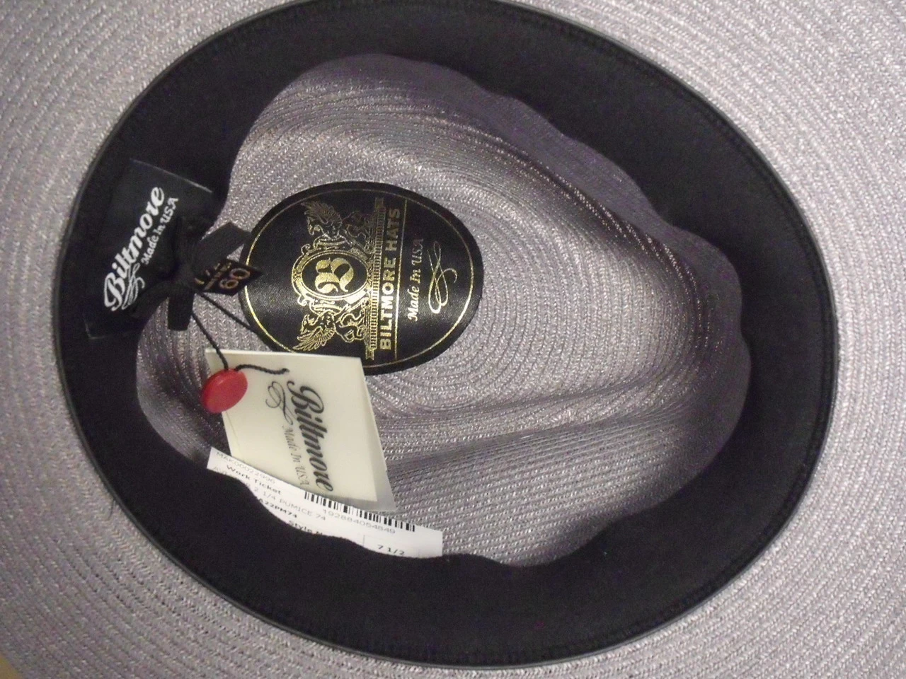 Biltmore Aviator Genuine Hemp Fedora Hat - Image 4