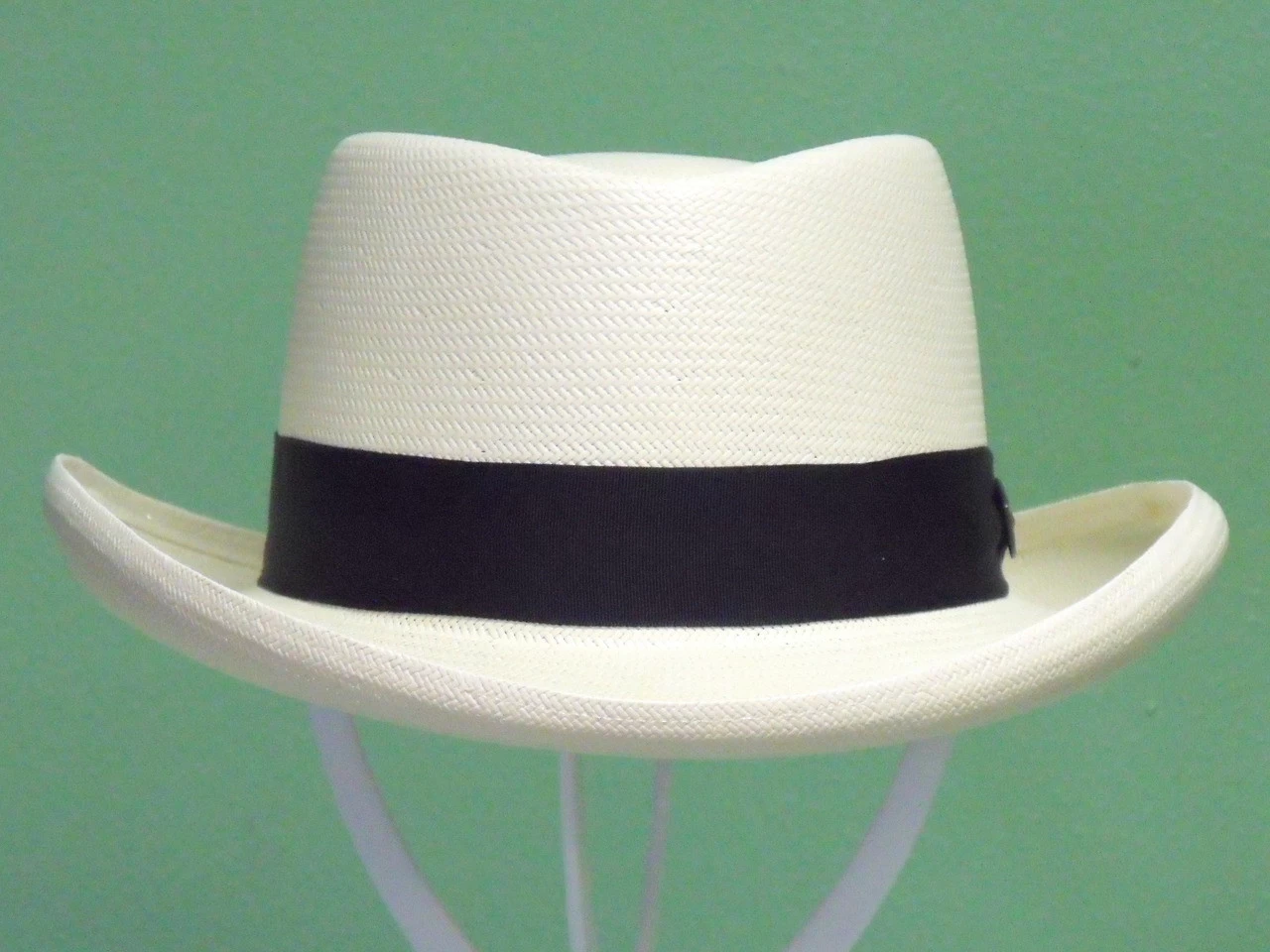 Dobbs Basino Shantung Straw Gambler Hat - Image 3