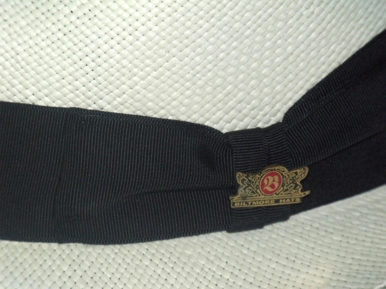 Biltmore Casa Blanca Genuine Panama Fedora Hat - Image 3