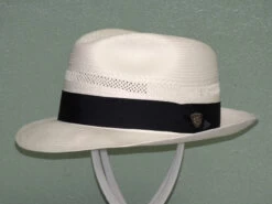 Dobbs Vented Center Dent Shantung Fedora Hat