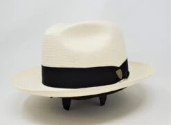 Dobbs Center Dent/ 2 1/2" Shantung Fedora Hat