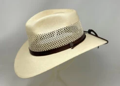 American Hat Makers Florence Vented Straw Hat