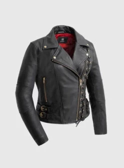 Whet Blu Giselle Lambskin Moto Fashion Jacket