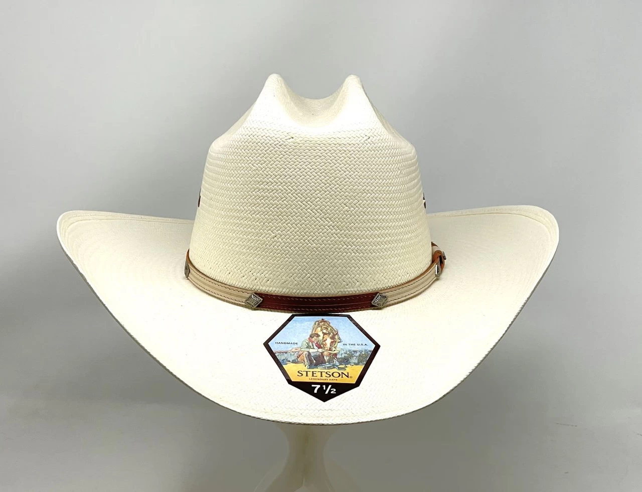 Stetson Grant T 10X Shantung Straw Western Hat - Image 2