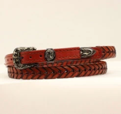 Twister 3/8" Leather Laced Hatband