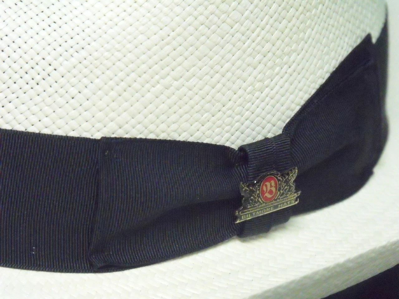Biltmore Havana Genuine Panama Straw Fedora Hat - Image 3