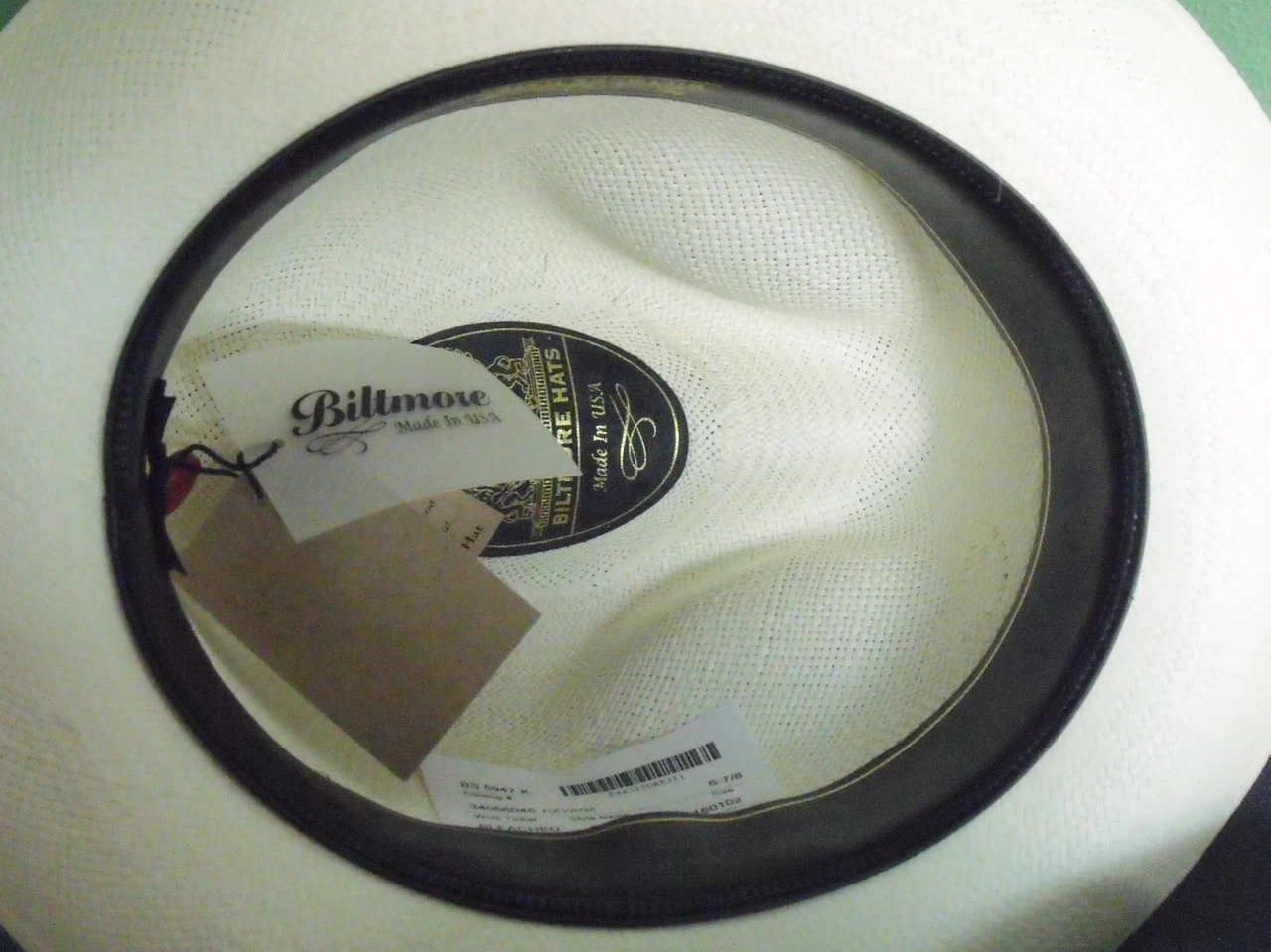 Biltmore Havana Genuine Panama Straw Fedora Hat - Image 4