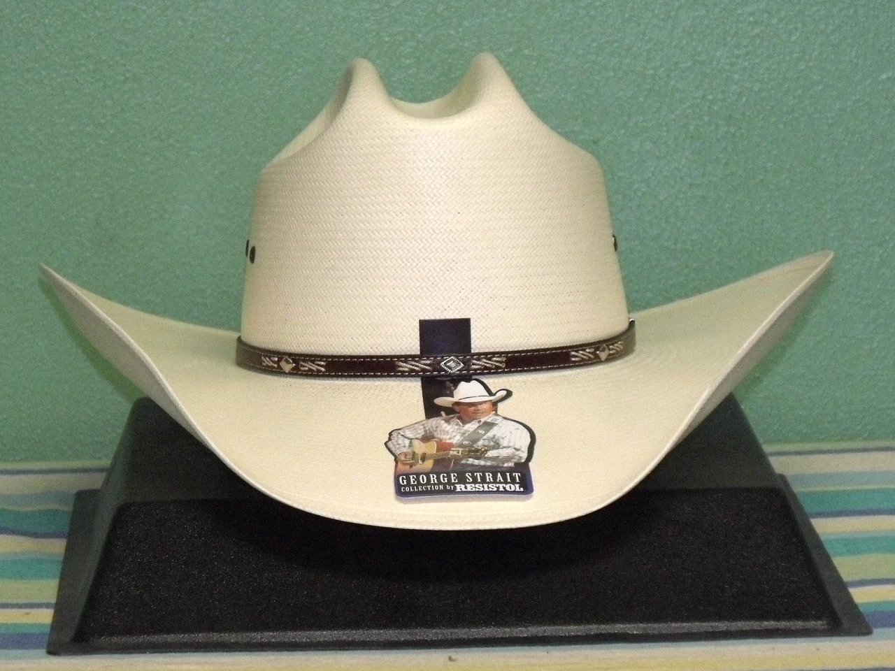 RESISTOL George Strait Lambert 10X Straw Cowboy Hat - Image 3