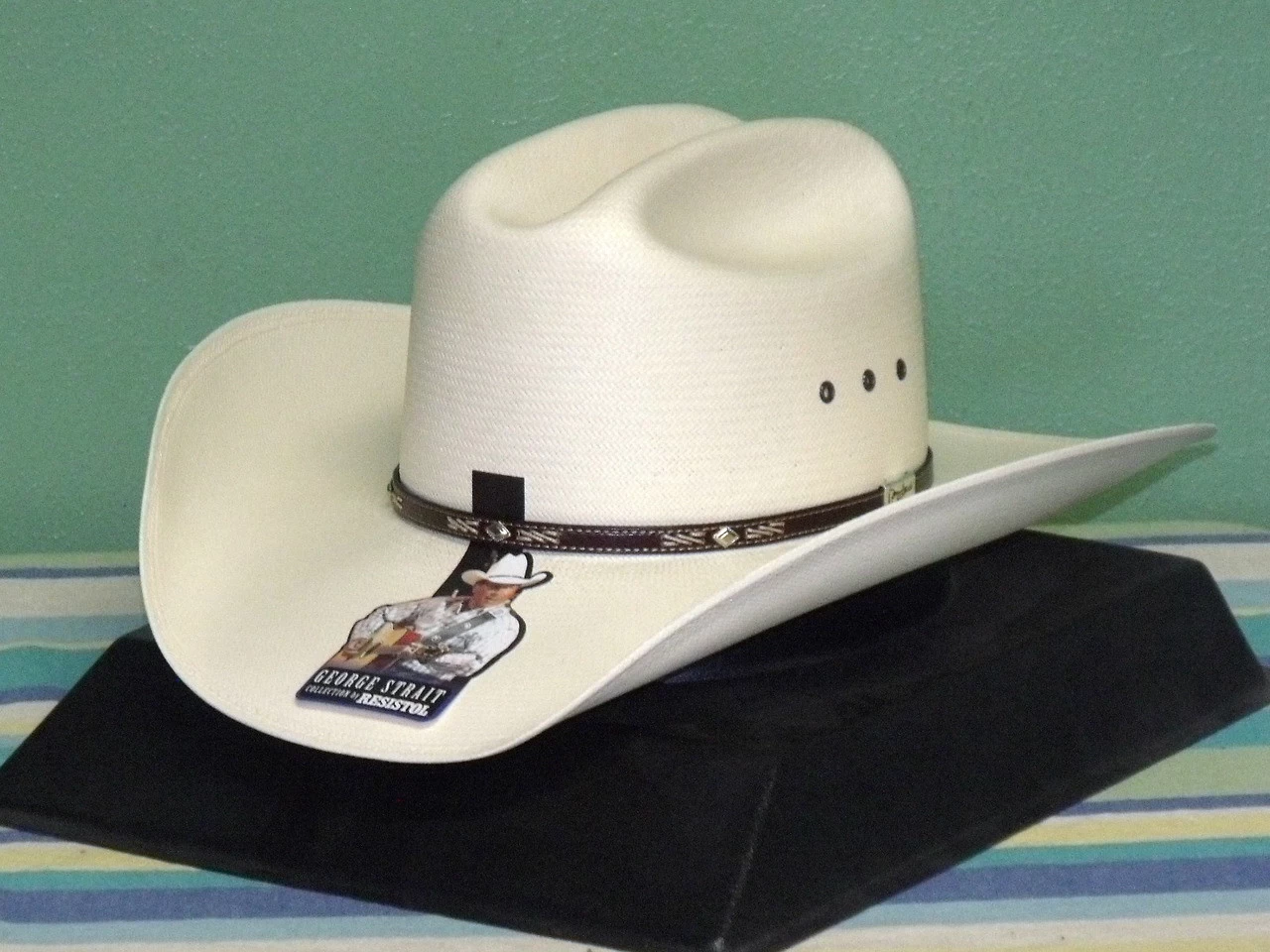 RESISTOL George Strait Lambert 10X Straw Cowboy Hat - Image 2