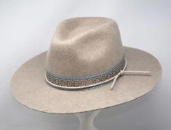 American Hat Makers Maldives Moon Women's Flat Brim Fedora