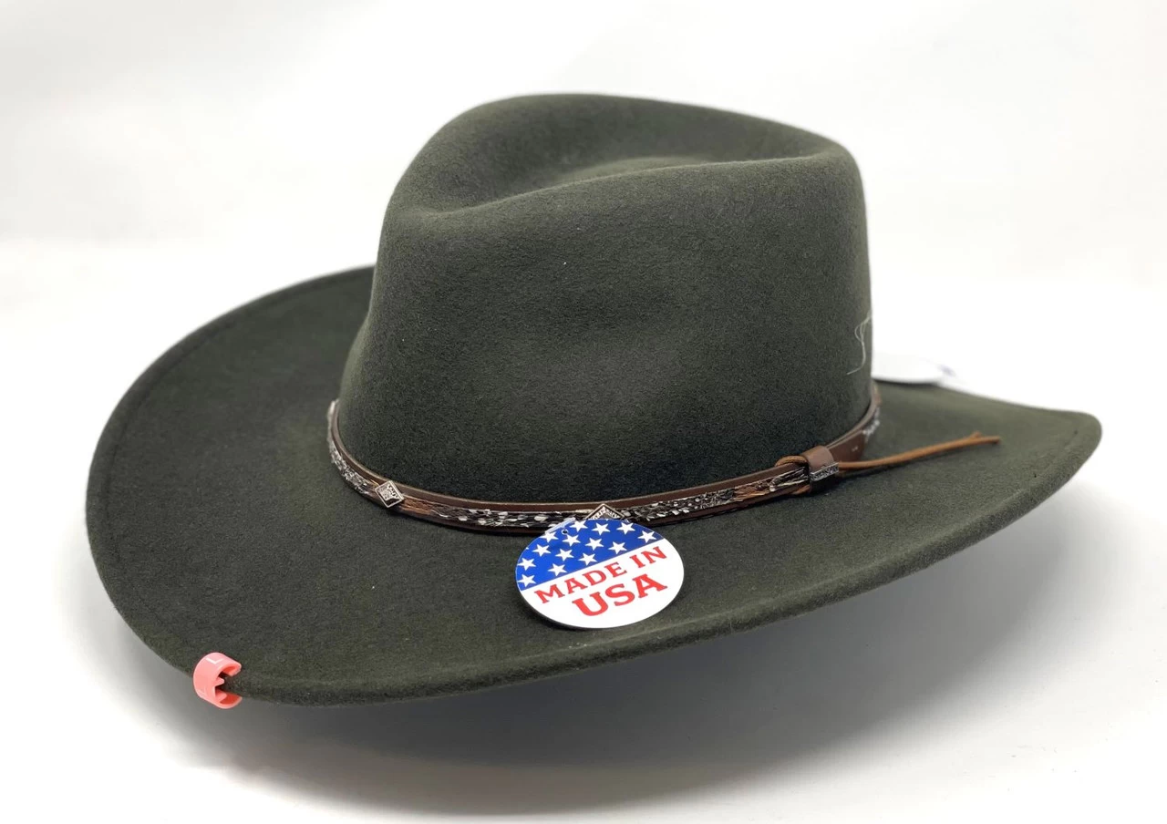 Stetson Mountain Sky Crushable Wool Western Hat