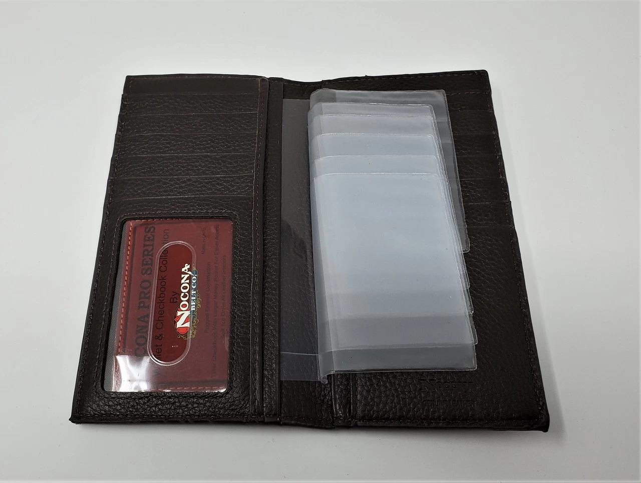 Nocona Leather Basketweave Star Rodeo Wallet/Checkbook - Image 2