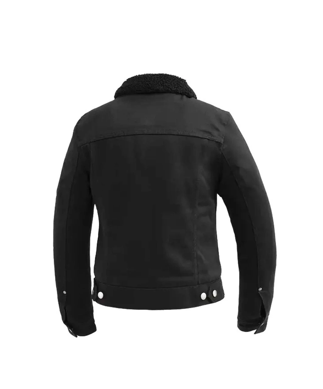 Whet Blue Samantha - Women's Faux Shearling Twill Jacket - Image 2