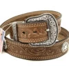 Nocona San Antonio Embossed Texas Star Belt