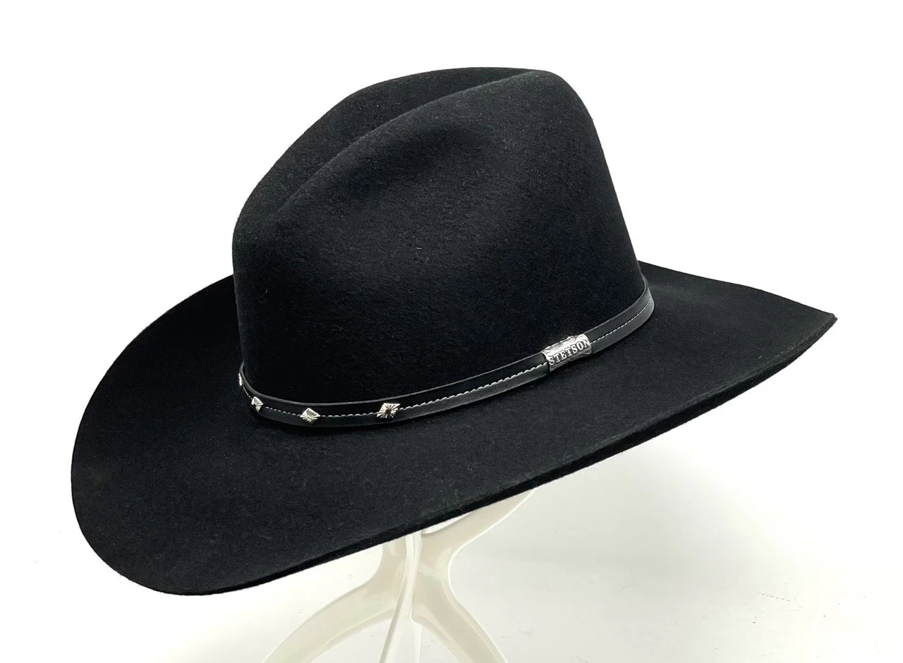 Stetson Silver Mine Buffalo Wool Gus Cowboy Hat