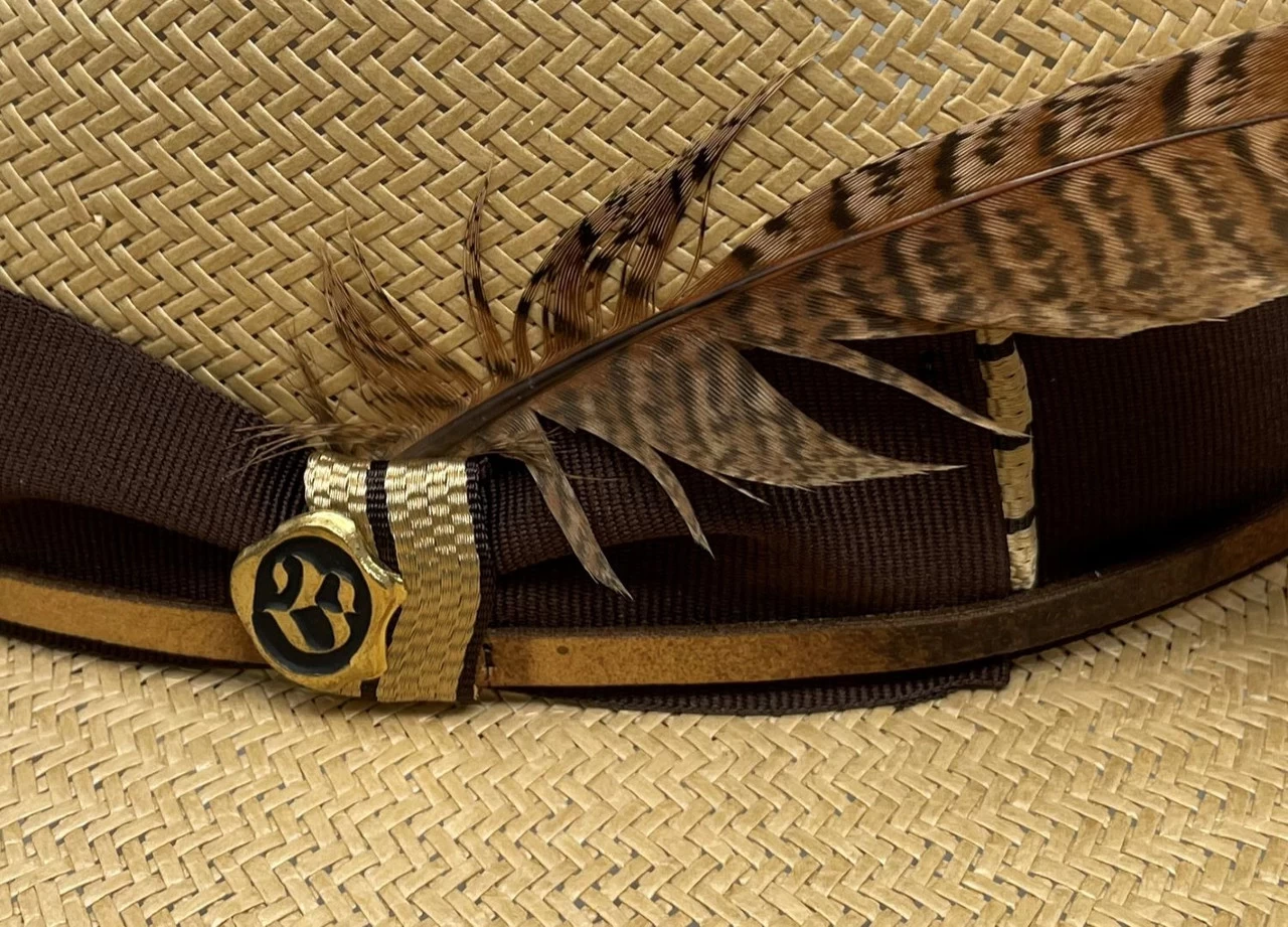 Biltmore Slicker 3 Shantung Straw Fedora Hat - Image 3