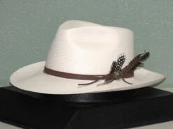 Stetson Tallahassee Shantung Straw Fedora Hat