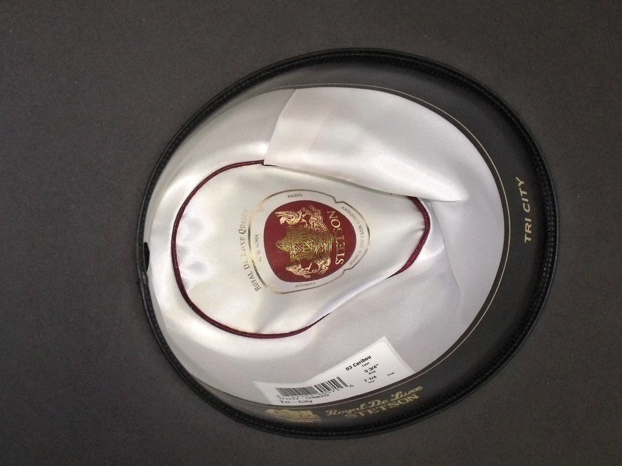 Stetson Tri-City Flat Brim Fur Fedora Hat - Image 3