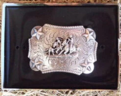 Nocona Kid's Team Roper Western Belt Buckle