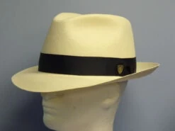 Dobbs Center Dent/ 2 1/8" Shantung Fedora Hat