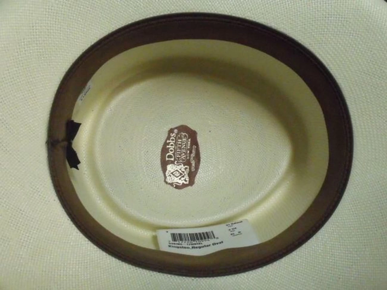 Dobbs Kingston Shantung Panama Fedora Hat - Image 2