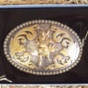 Nocona Berry/Bull Rider Western Belt Buckle