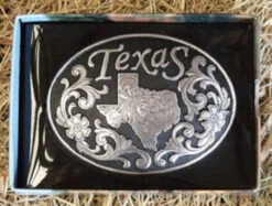 Nocona Texas State Western Belt Buckle