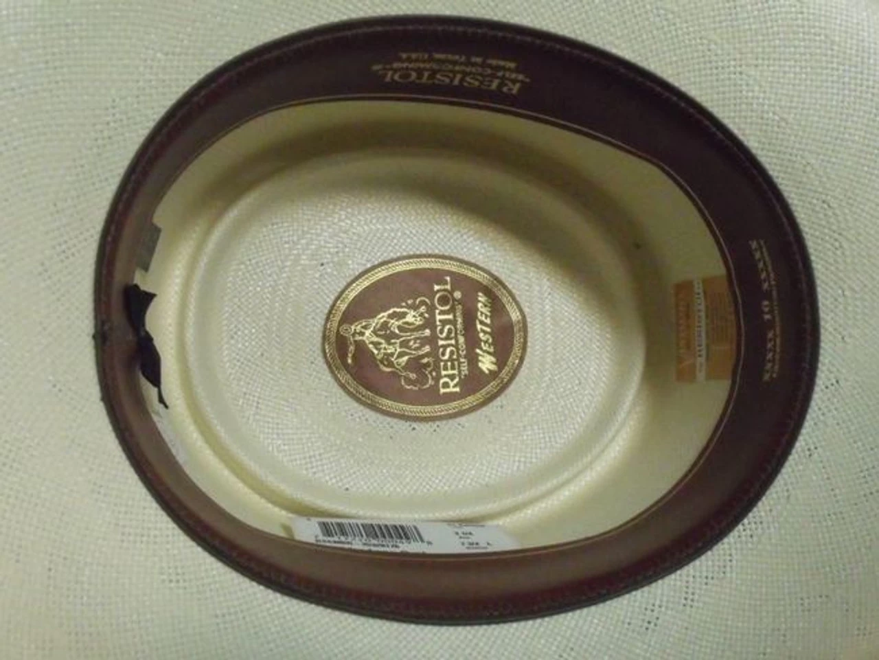 Resistol Gambler 10X Shantung Panama Western Hat - Image 4