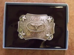 Nocona Kid's Longhorn Western Belt Buckle