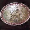 Nocona Girl's Pink Barrel Racer Belt Buckle
