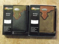 Nocona Genuine Leather Tri-Fold Wallet